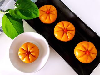 14、健康美味南瓜饼,成品。