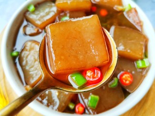 16、红烧魔芋豆腐,赶紧试试吧。