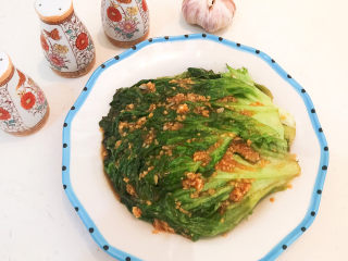 14、蒜泥生菜,蒜泥生菜出锅了