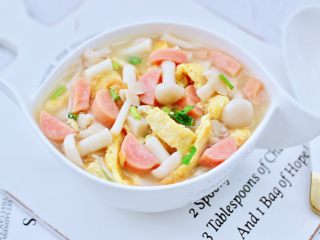 18、海鲜菇鸡蛋汤,鲜美无比又营养丰富。