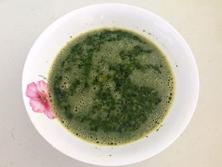 13、菠菜蛋卷,调匀