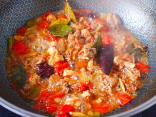 15、番茄啤酒炖鸭,大火煮沸后，继续炖煮15分钟左右。