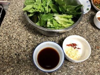 10、蚝油油麦菜➕柳塘新绿却温柔,全部食材准备好