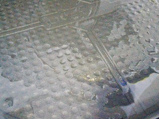 23、苦瓜发面饼,电饼铛倒入油，油可以多点