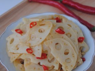 12、酸辣藕片,成品