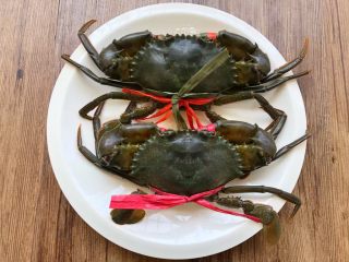 1、粉丝蒸青蟹,青蟹2只