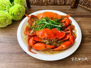 11、粉丝蒸青蟹,成品图二