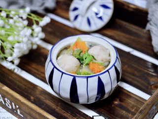 16、墨鱼丸子冬瓜木耳煲,成品一