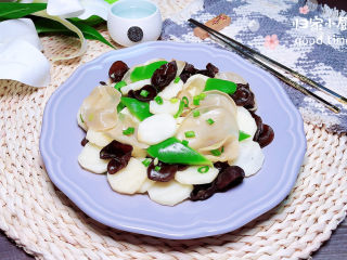 15、清炒山药木耳,颜值很能打哟！