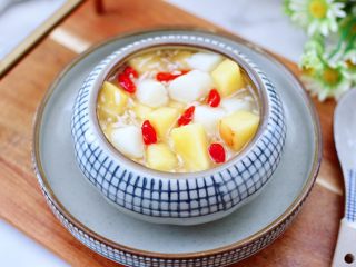 16、山药酒酿苹果羹,喜欢的小伙伴们快来试试吧～