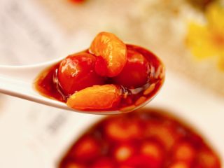 17、黑糖蜜桔酒酿圆子,成品一