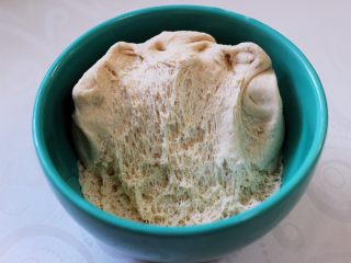 10、全麦牛肉白菜包,醒发好的面团组织是呈蜂窝状的。