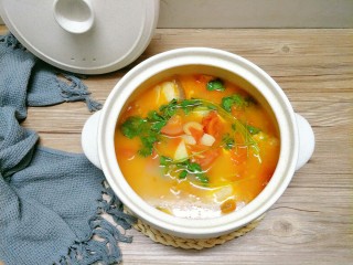 16、西红柿土豆炖牛腩,成品~