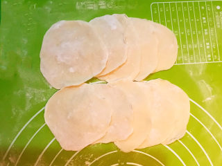 17、牛肉锅贴,擀成饺子皮
