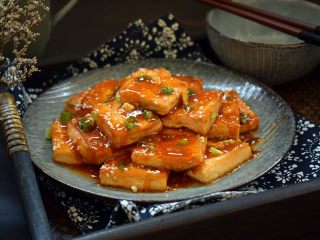 14、糖醋脆皮豆腐,成品图