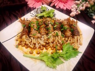 21、#微波炉美食#金针五花孜香卷,如果你问朋友这时用什么烹饪的做他她会想象到的吗????????????