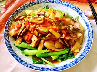 17、双菇烩,成品