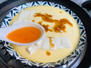 13、鸡蛋豆腐羹,淋入两勺虾油