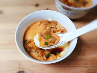 17、油条蒸鸡蛋,挖一勺看看非常嫩滑