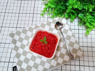 11、柠香番茄酱,出锅放凉后密封保存即可