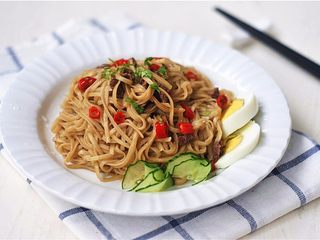 15、牛肉拌面,太香啦