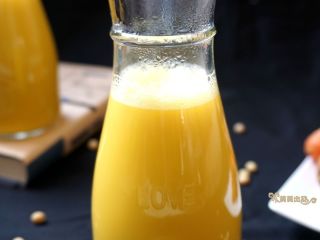 13、【胡萝卜豆浆】补肝明目长个子,成品图