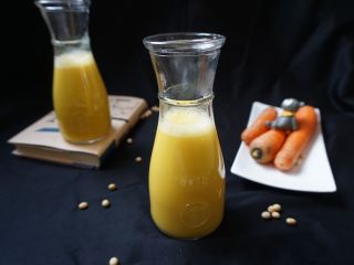 15、【胡萝卜豆浆】补肝明目长个子,成品图