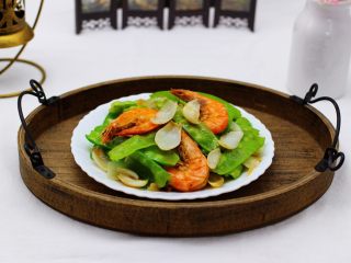 20、百合海虾荷兰豆小炒,嘻嘻，宝贝今天多吃一碗米饭。