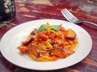 23、日式双茄意面,完成