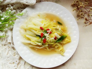 14、上汤娃娃菜,成品图