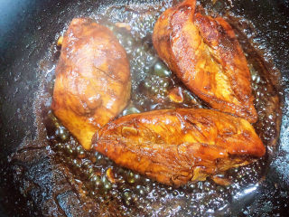 18、照烧鸡胸肉,最后收汁出锅喽！