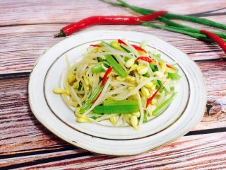 16、香芹黄豆芽,成品图二