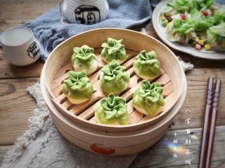 23、八宝百财蒸饺,成品。