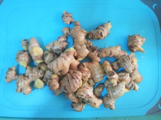 5、猪脚姜,介意有皮的可以给姜去皮，我习惯不去皮