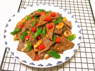 17、青椒炒猪肝,熘肝尖鲜香嫩滑,鲜辣适宜~