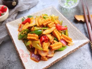 12、西芹泡椒爆鱿鱼,下饭菜！