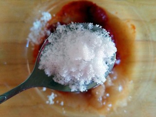 3、糖醋菜+糖醋茄盒,2大勺白糖