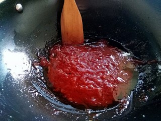 10、糖醋菜+糖醋茄盒,小火至料汁微微冒小气泡