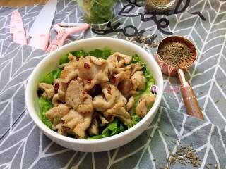 13、孜然辣肉片,成品图