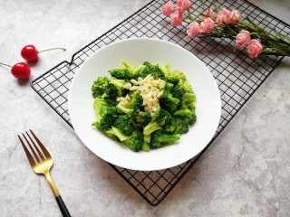 12、蚝油西蓝花,成品。