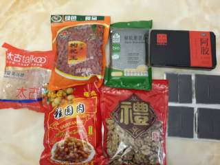 1、阿胶固元膏,准备好材料