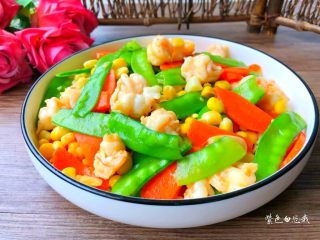 10、虾仁炒杂蔬,成品图一