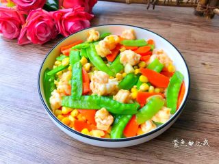 12、虾仁炒杂蔬,成品图三