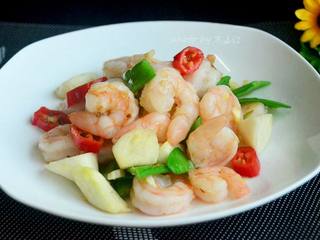 16、炒青虾仁,成品图