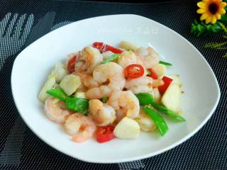 18、炒青虾仁,成品图