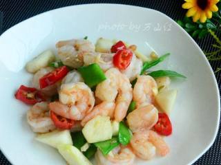 19、炒青虾仁,成品图