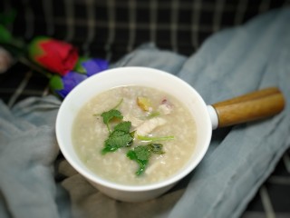 15、牡蛎鱿鱼粥,成品图