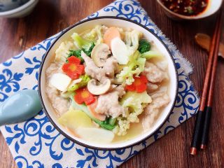 14、杂蔬滑肉,Q滑！