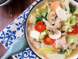 15、杂蔬滑肉,清淡营养！