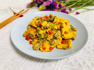 16、牡蛎炒蛋,牡蛎炒蛋，营养丰富！